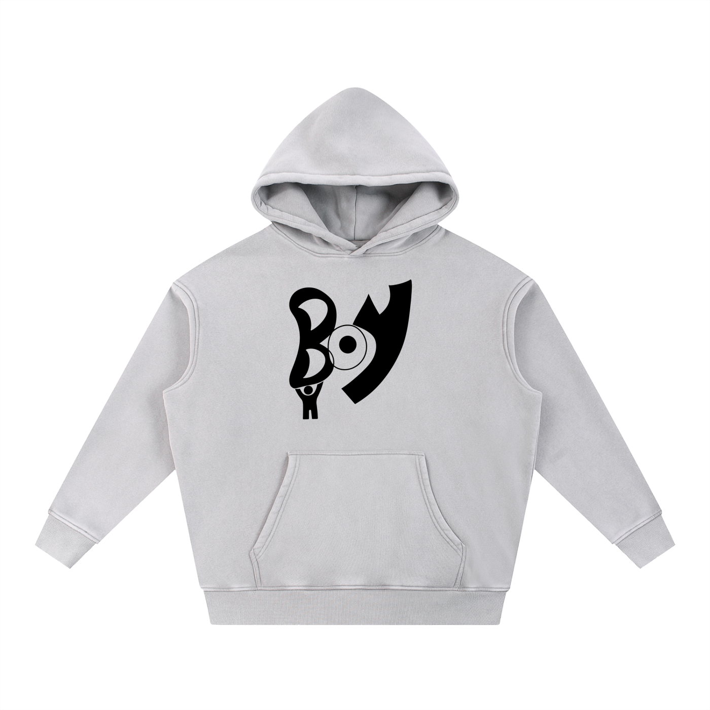 Snow Wash Fleece Oversize Hoodie