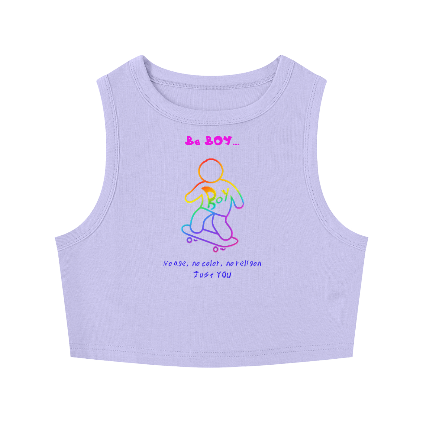 Women's Tight Crewneck Crop Tank Top