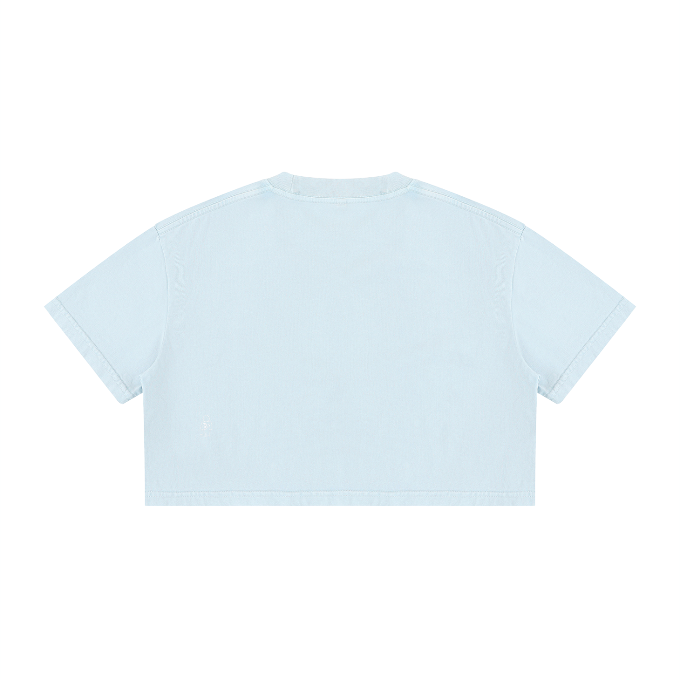 Women's Mineral Wash Cotton Crop T-Shirt