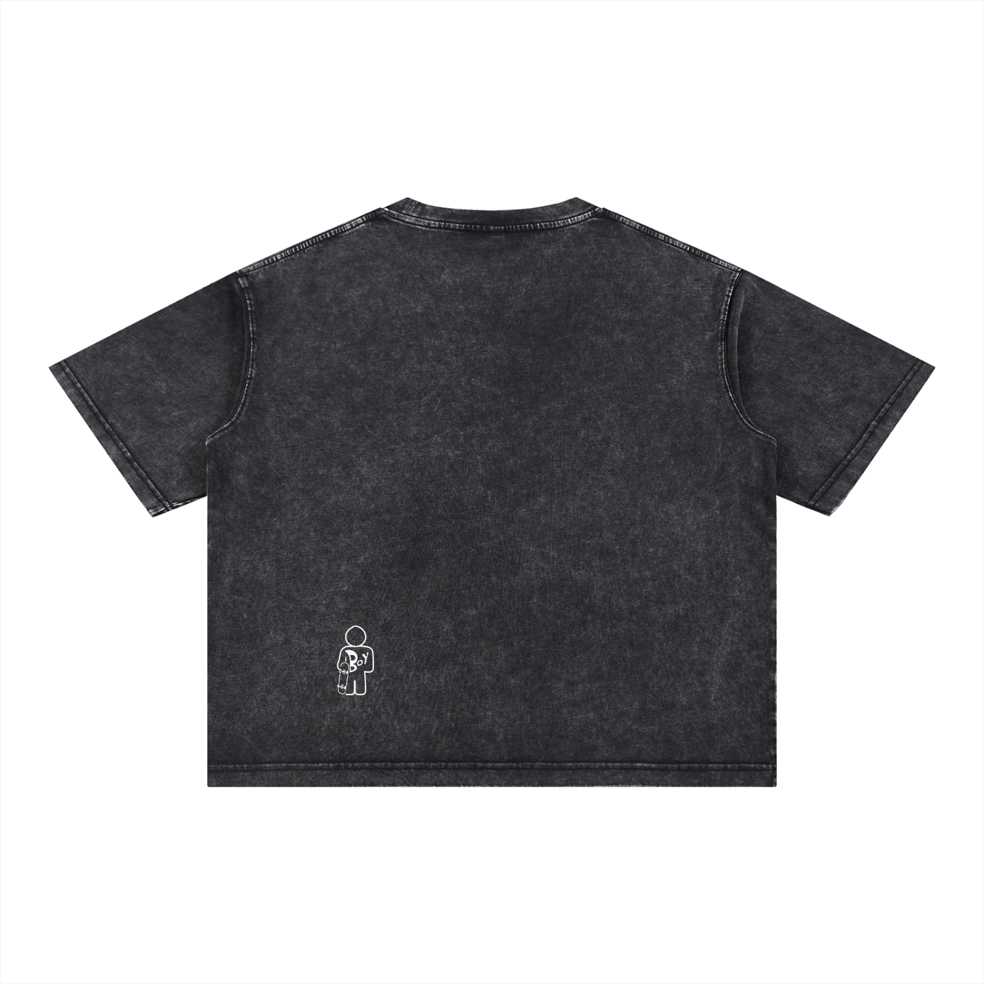 Mineral Wash Boxy Cotton T-Shirt