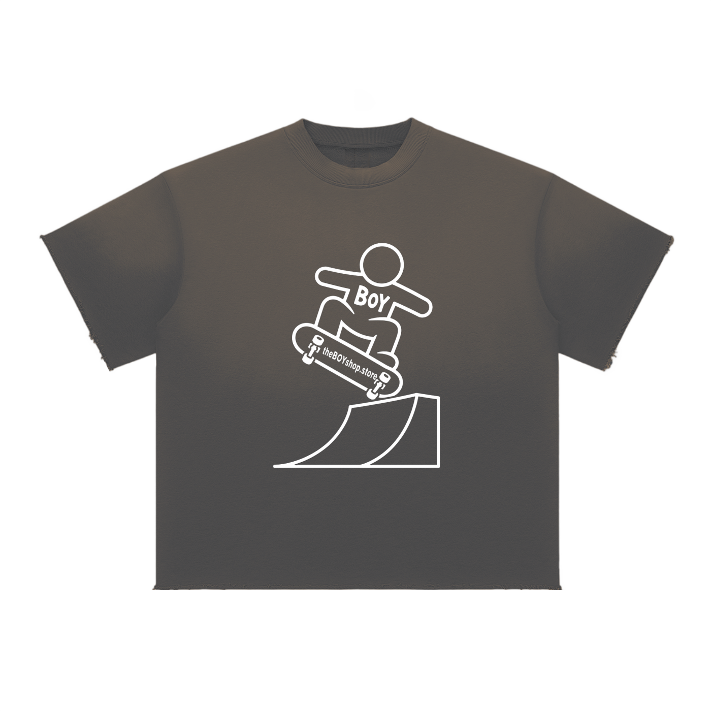 Sun Fade Raw Edge T-Shirt