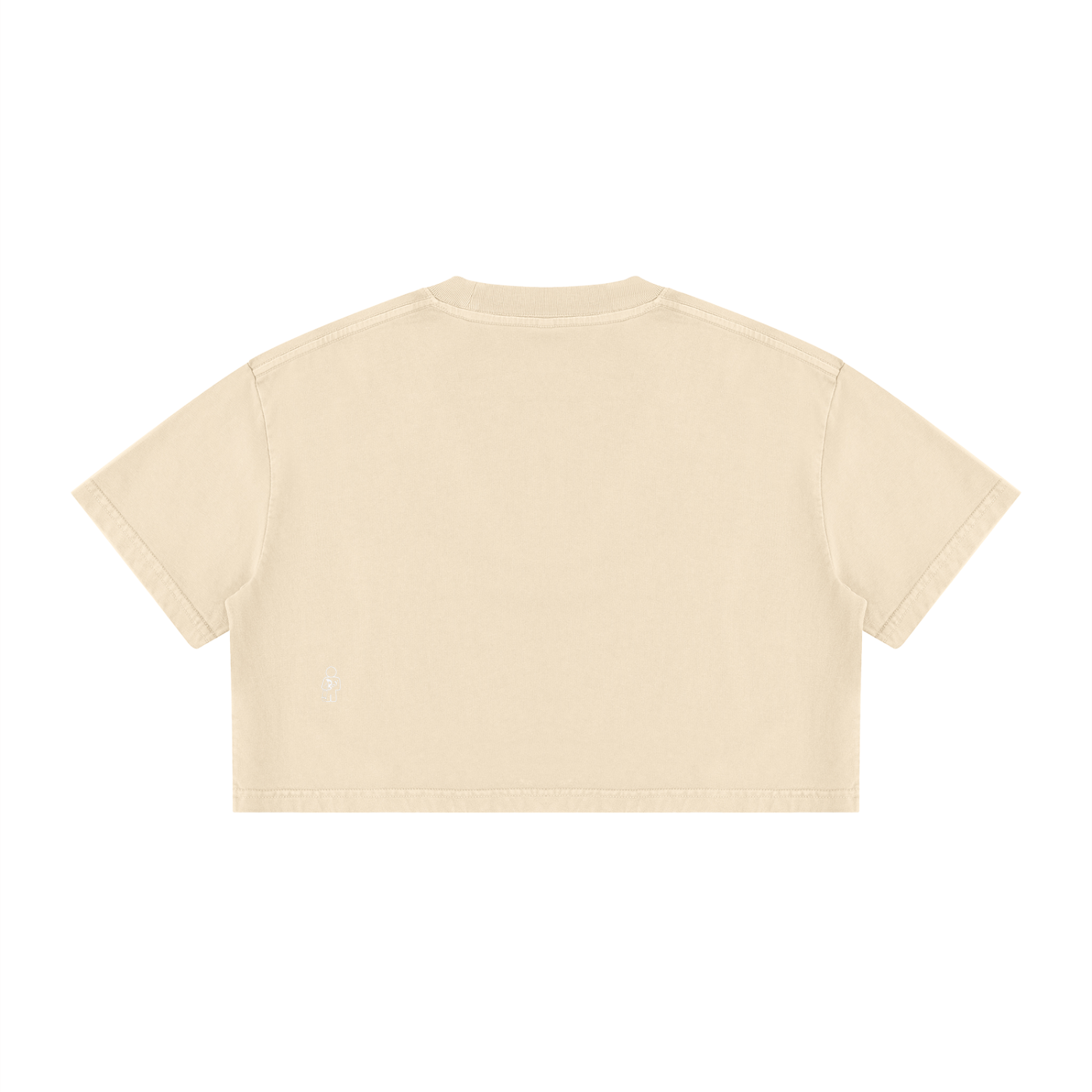Women's Mineral Wash Cotton Crop T-Shirt