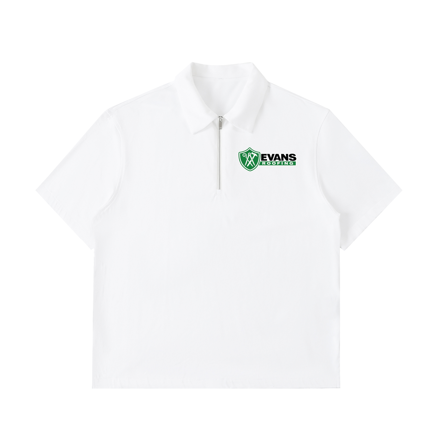 Half-Zip Cotton Polo Shirt
