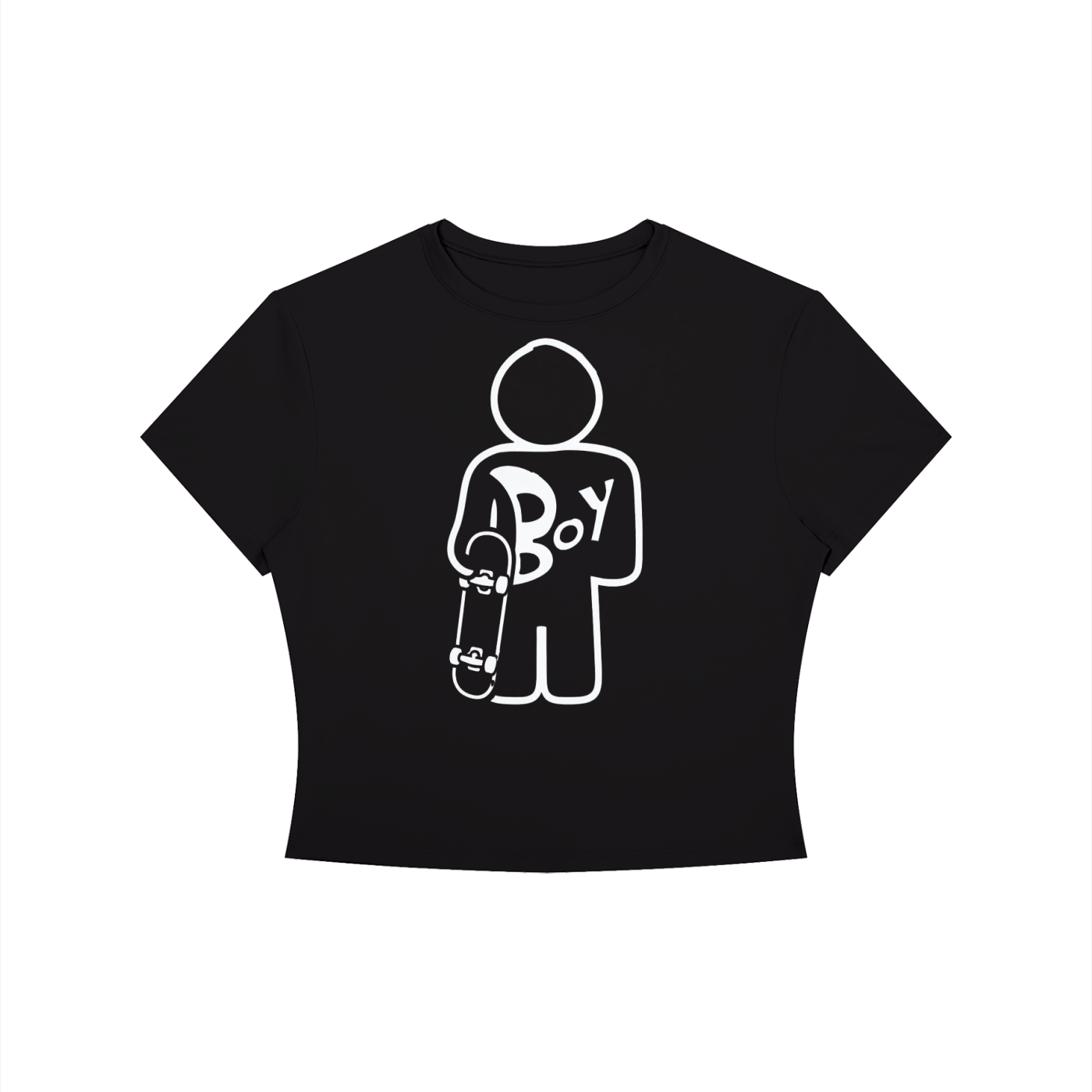 Women's Crewneck Crop T-Shirt