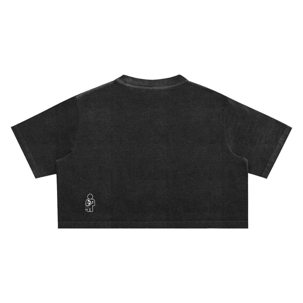 Snow Washed Crop Top