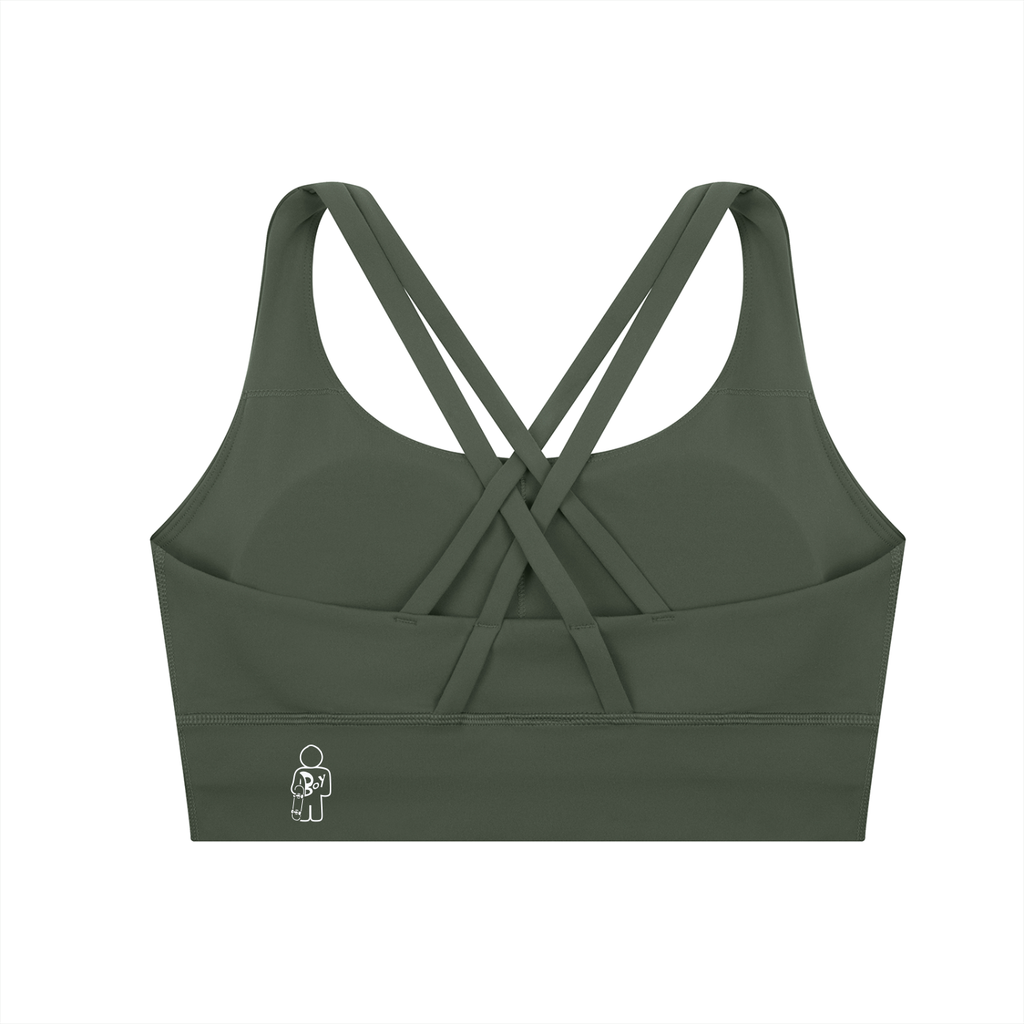 Strappy Criss-Cross Sports Bra