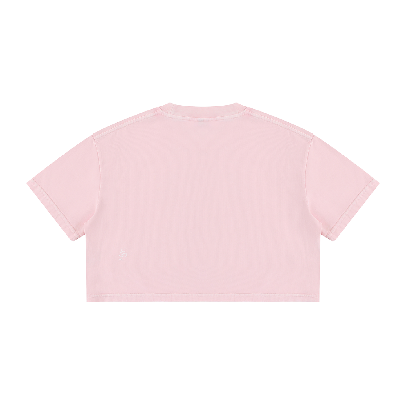 Women's Mineral Wash Cotton Crop T-Shirt