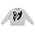 Fleece Side Slit Crewneck Sweatshirt