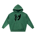 Snow Wash Fleece Oversize Hoodie