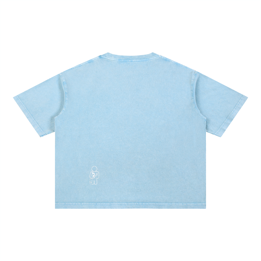 Mineral Wash Boxy Cotton T-Shirt