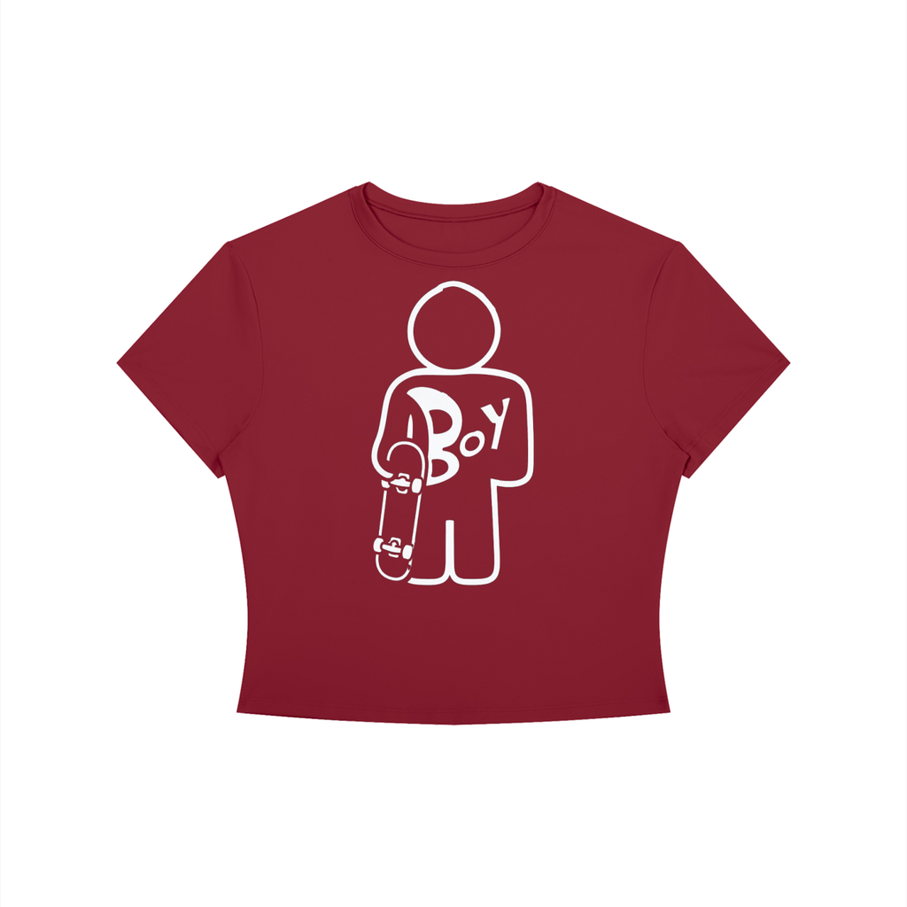 Women's Crewneck Crop T-Shirt