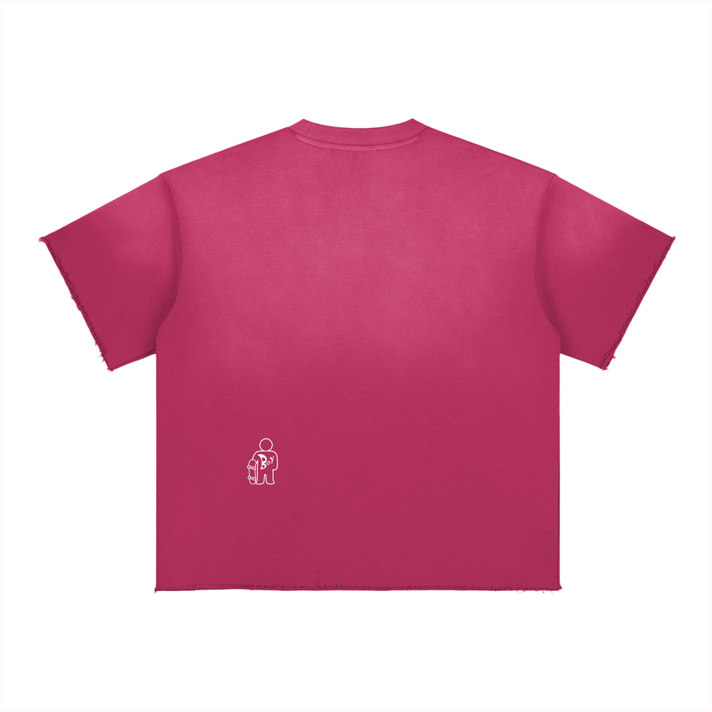 Sun Fade Raw Edge T-Shirt