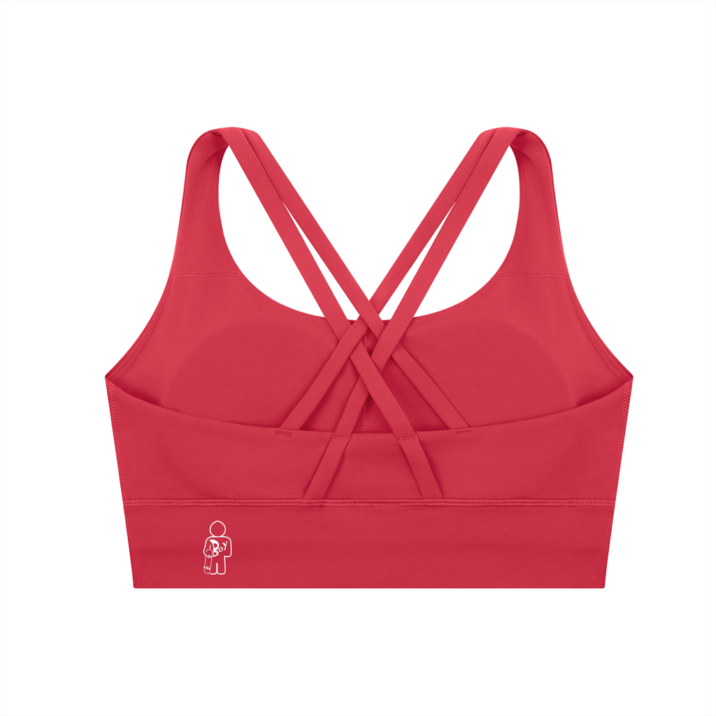 Strappy Criss-Cross Sports Bra
