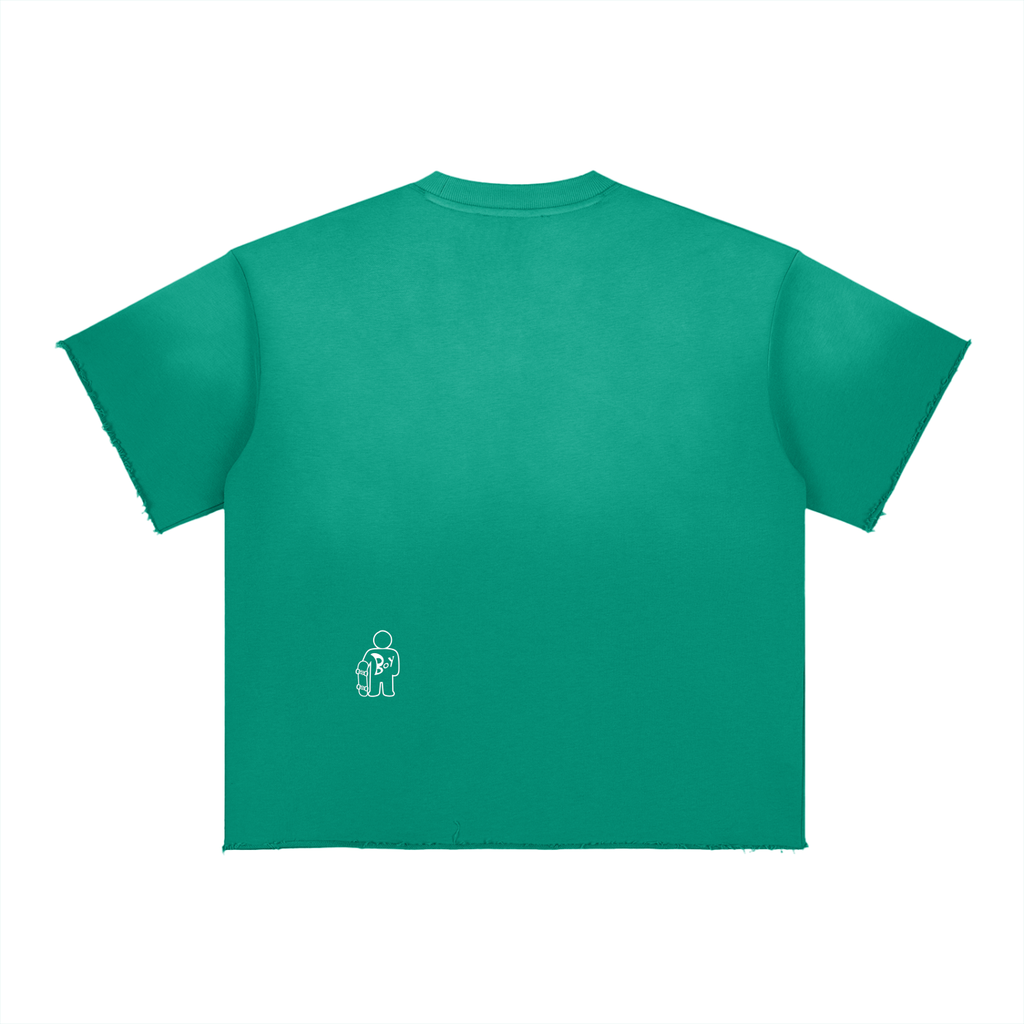 Sun Fade Raw Edge T-Shirt
