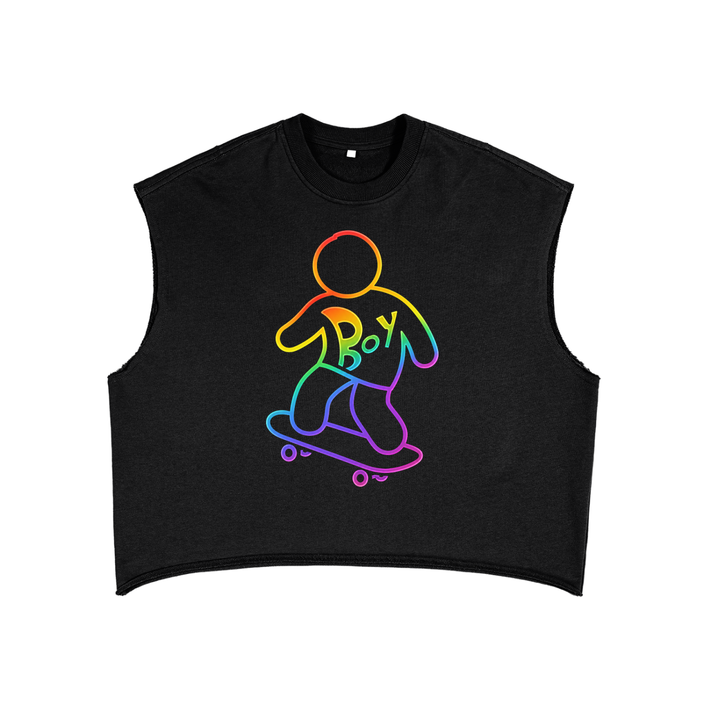 French Terry Boxy Tank Top