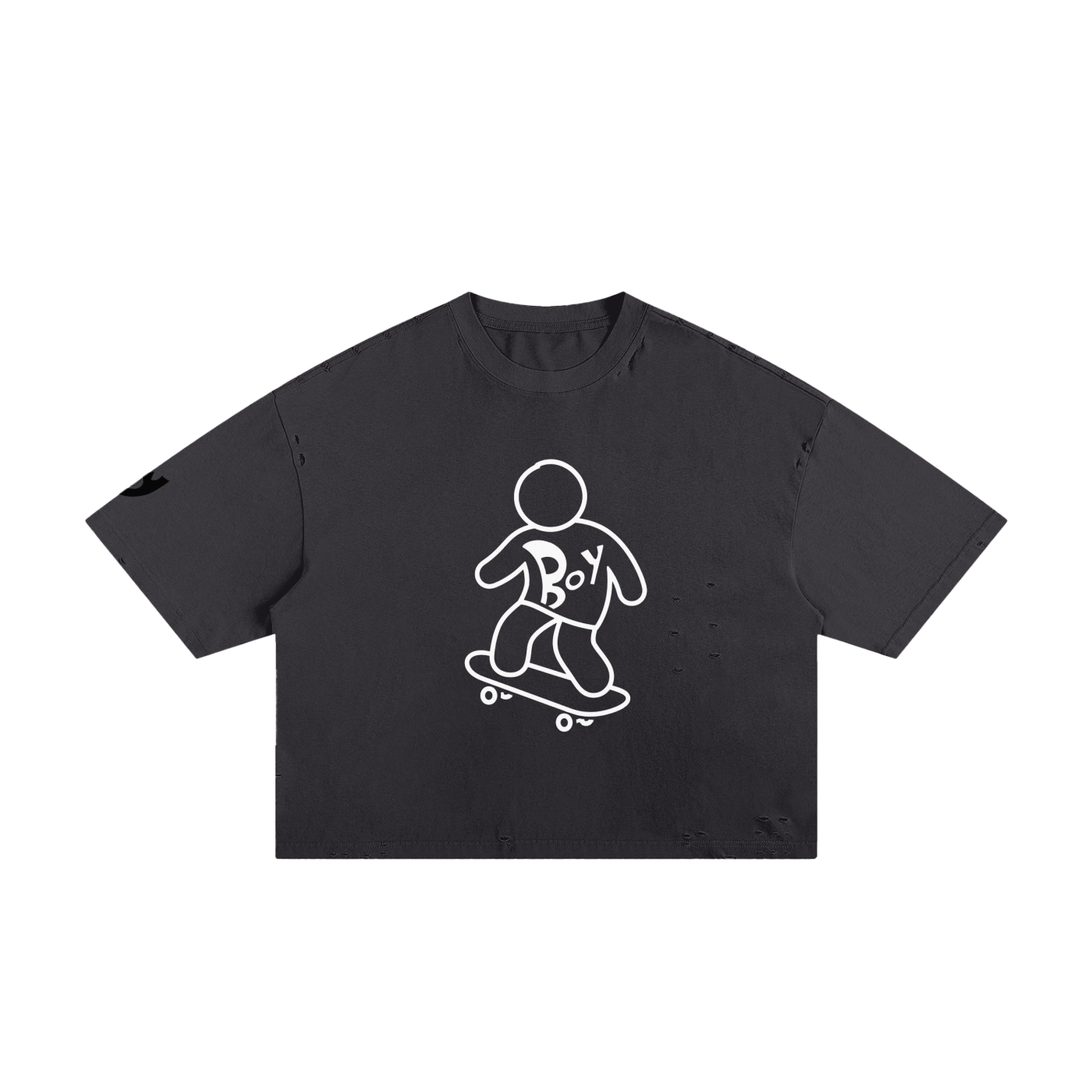 Classic Frayed Boxy Tee