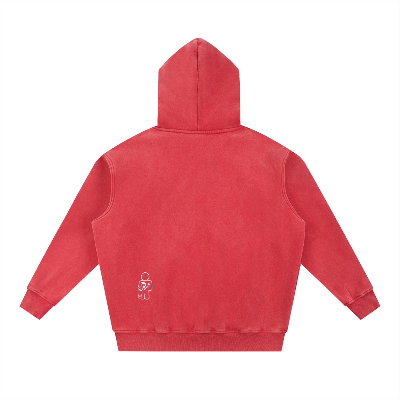 Snow Wash Fleece Oversize Hoodie