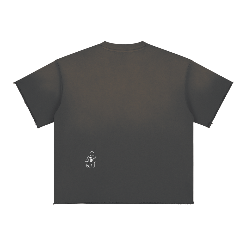 Sun Fade Raw Edge T-Shirt