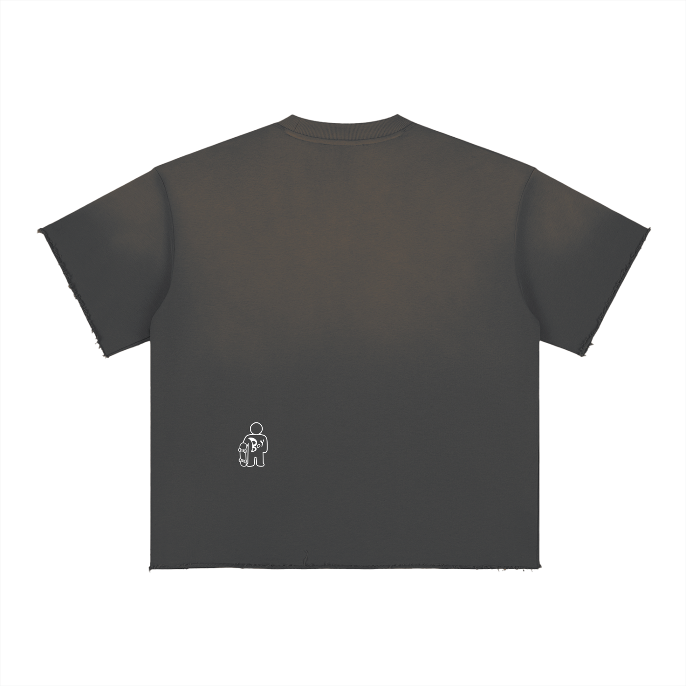 Sun Fade Raw Edge T-Shirt