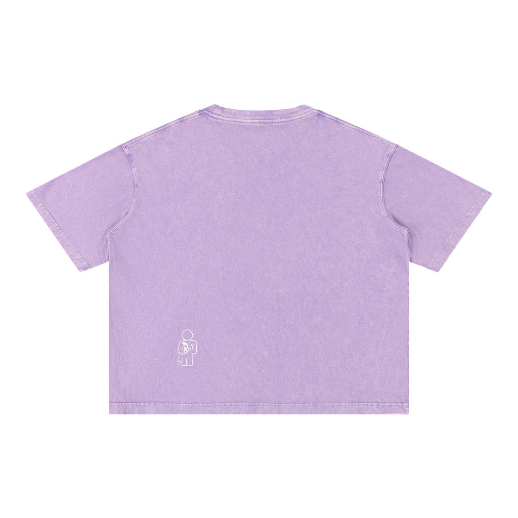 Mineral Wash Boxy Cotton T-Shirt