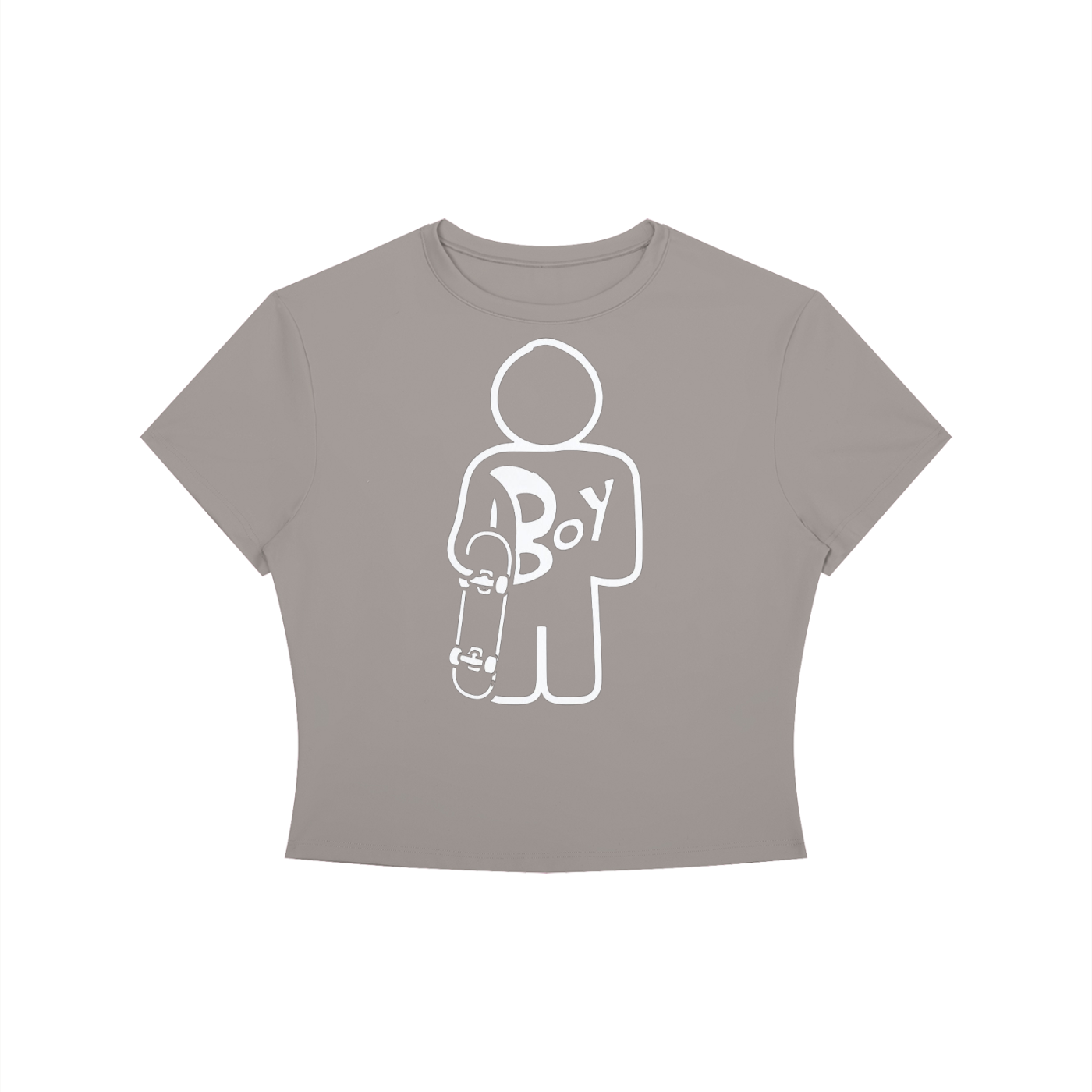 Women's Crewneck Crop T-Shirt