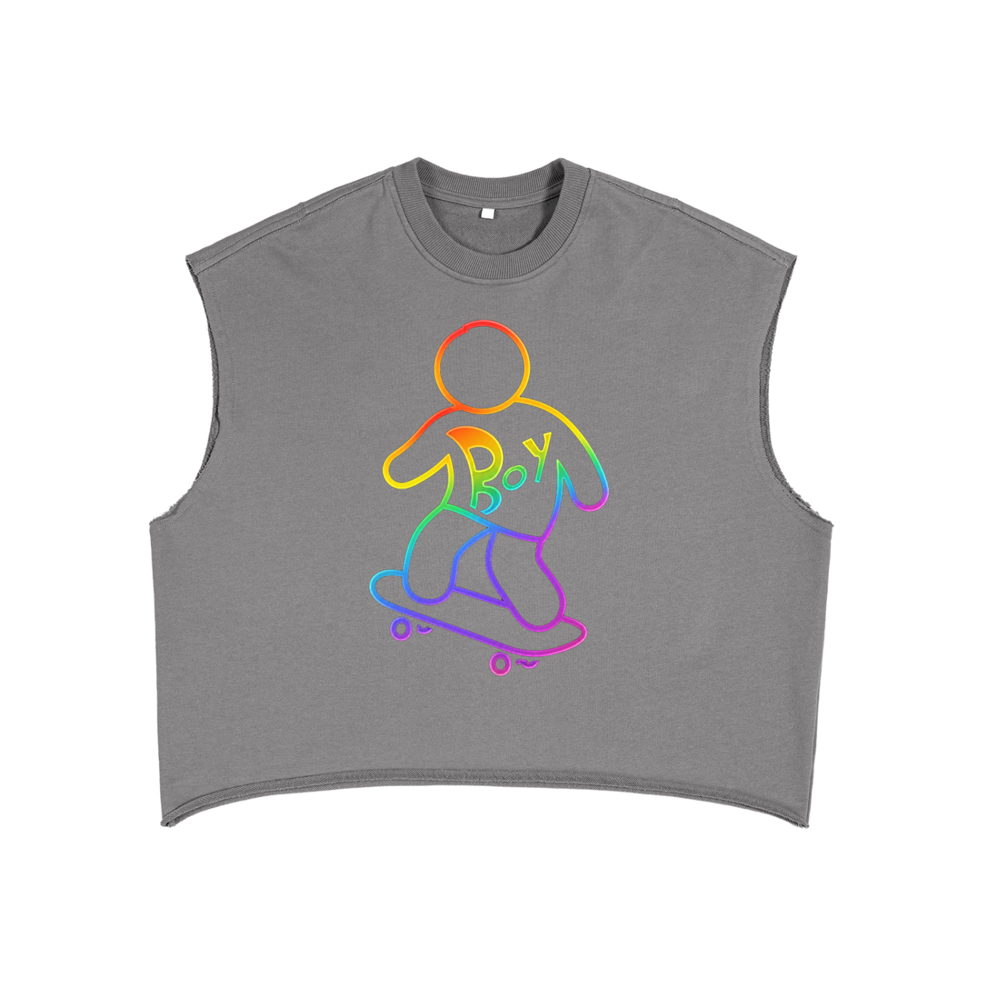 French Terry Boxy Tank Top
