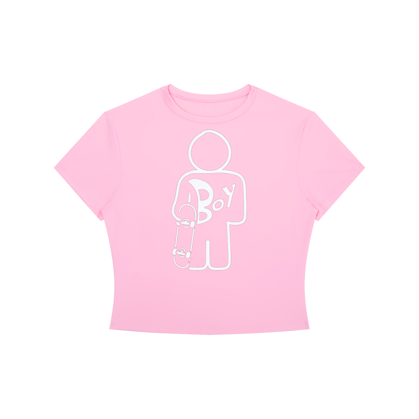 Women's Crewneck Crop T-Shirt