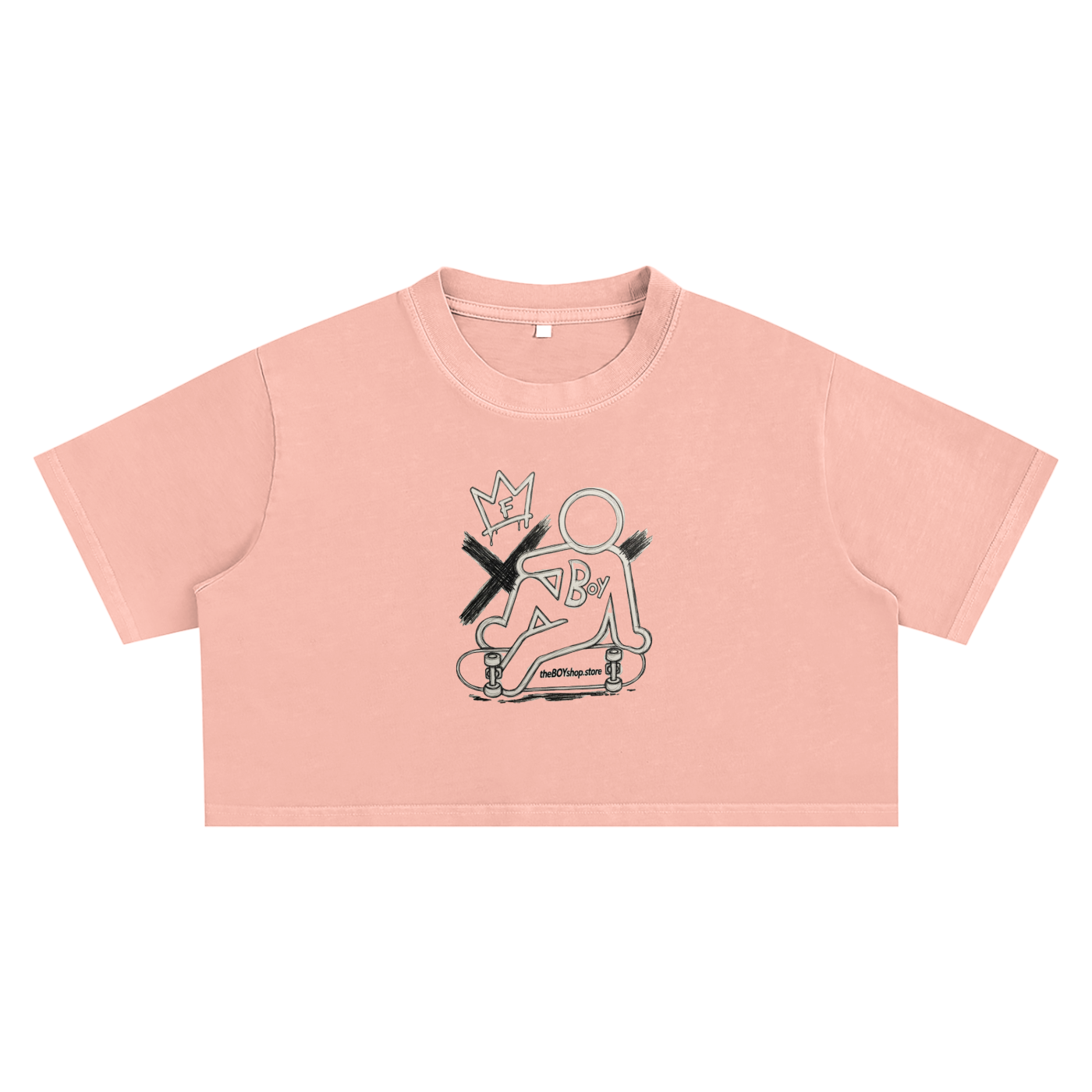 Snow Washed Crop Top