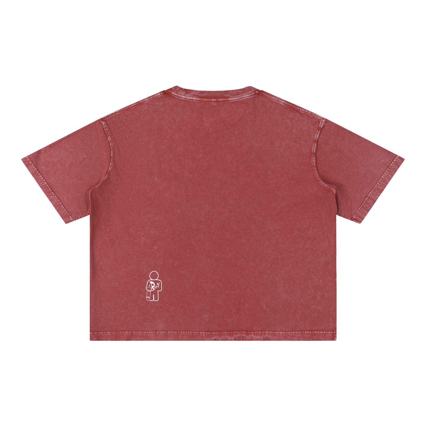 Mineral Wash Boxy Cotton T-Shirt