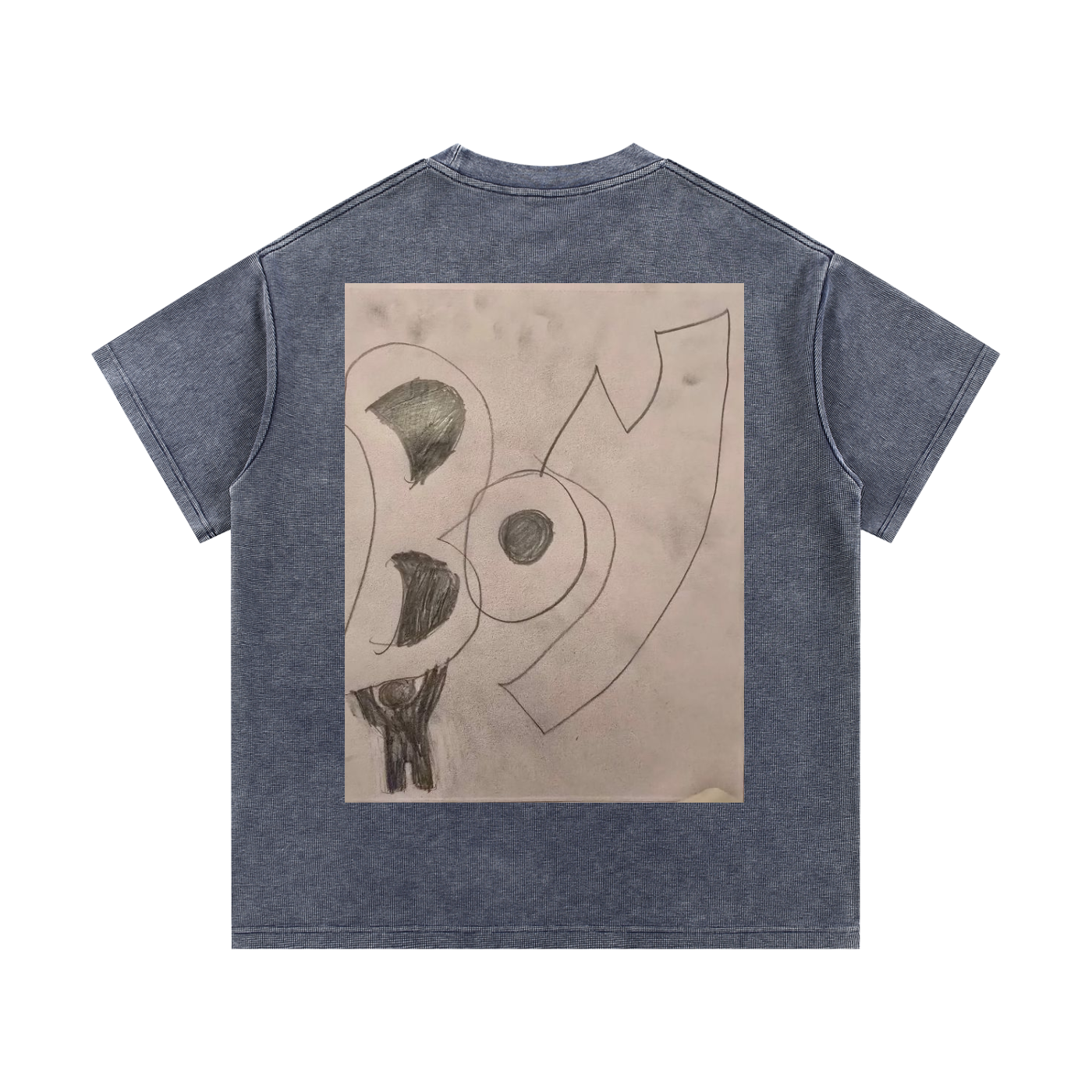 Mineral Wash Waffle Knit T-Shirt