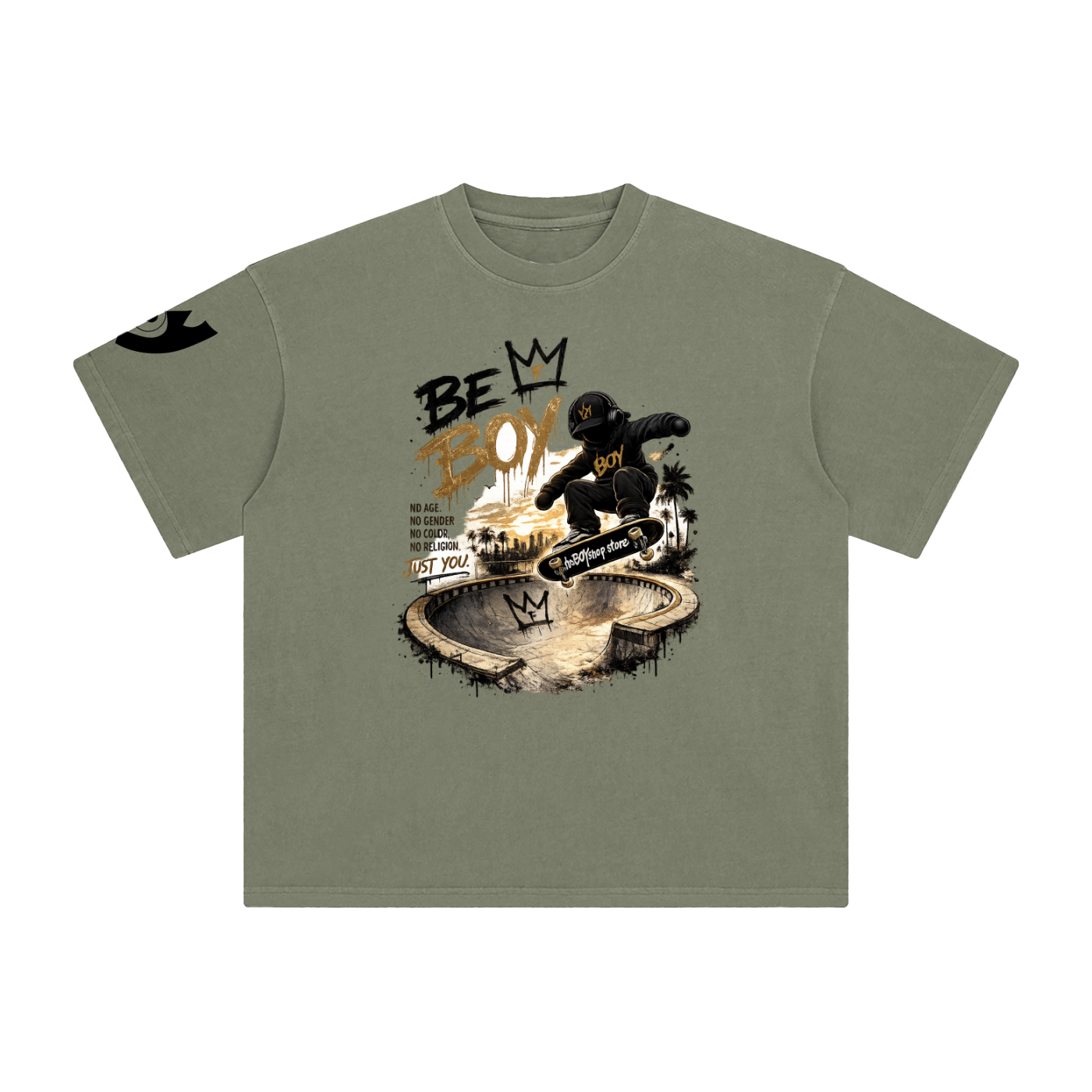 Enzyme Washed T-Shirt