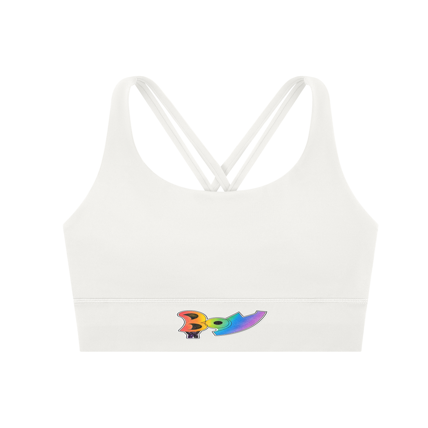 Strappy Criss-Cross Sports Bra