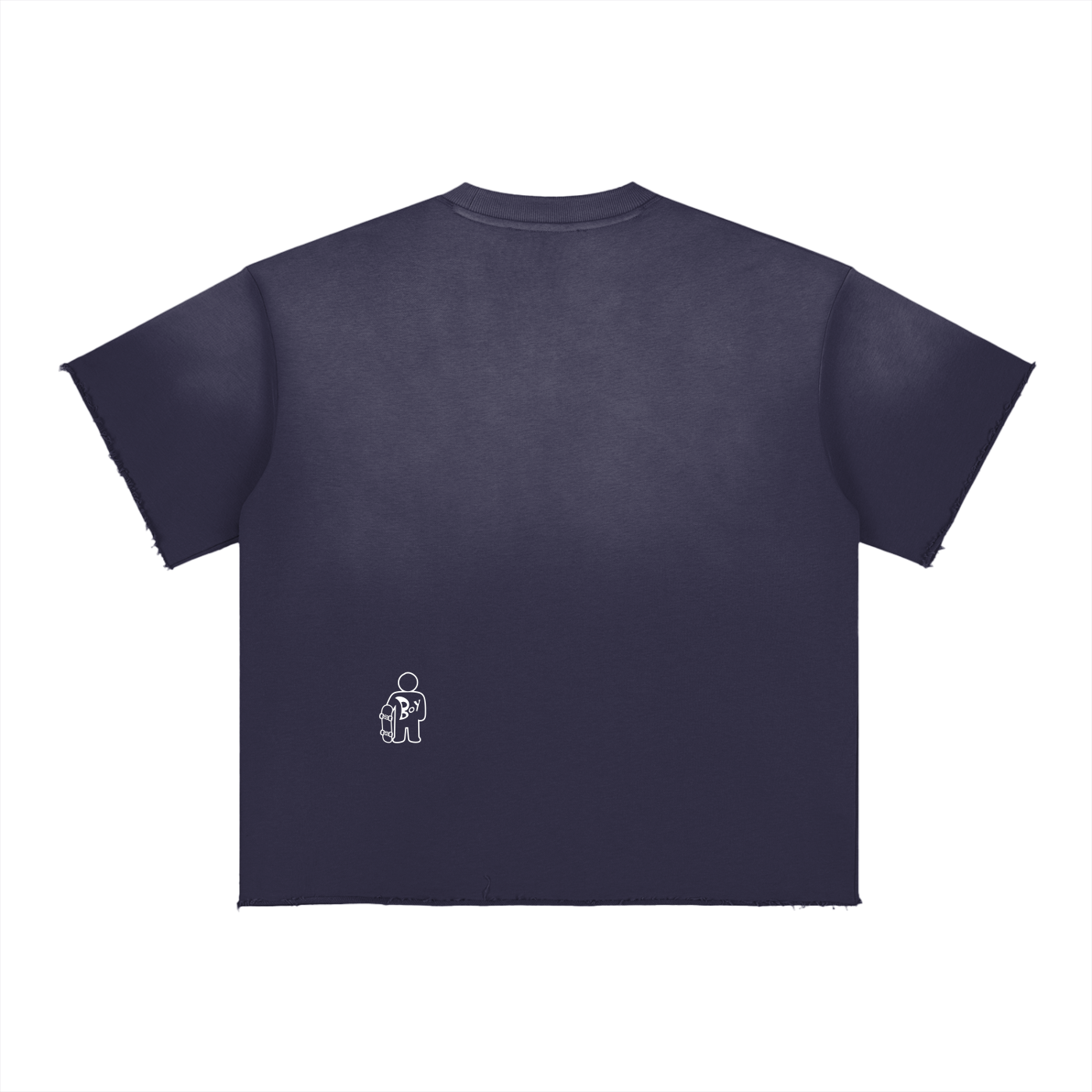 Sun Fade Raw Edge T-Shirt