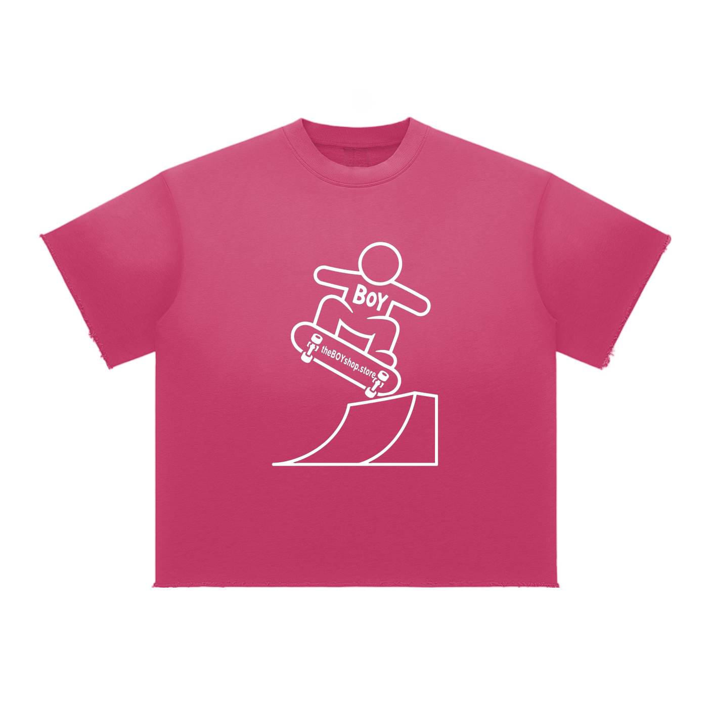 Sun Fade Raw Edge T-Shirt