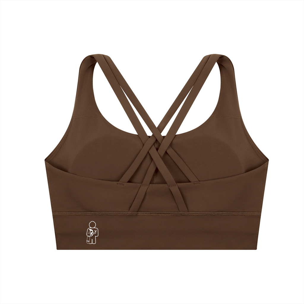Strappy Criss-Cross Sports Bra