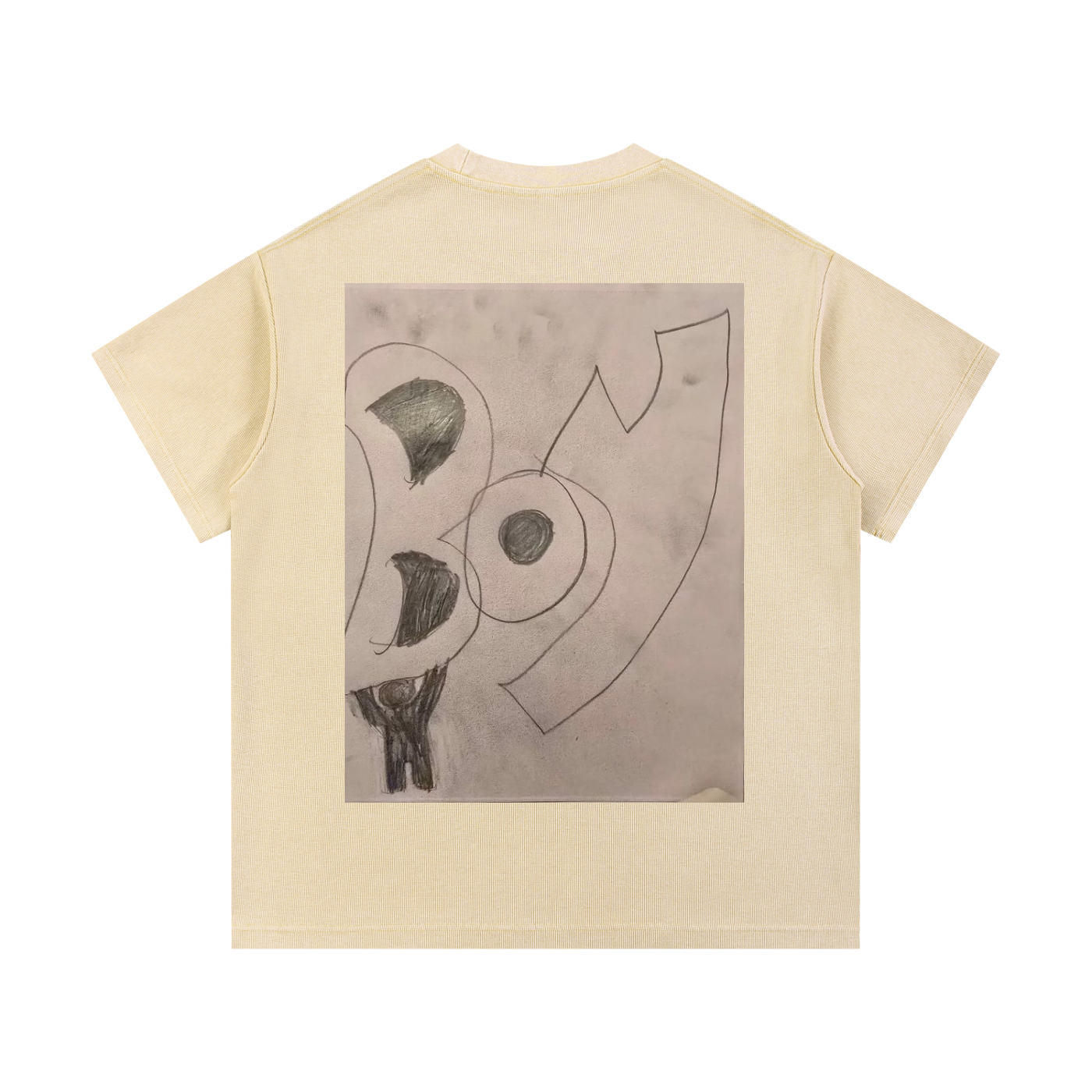 Mineral Wash Waffle Knit T-Shirt