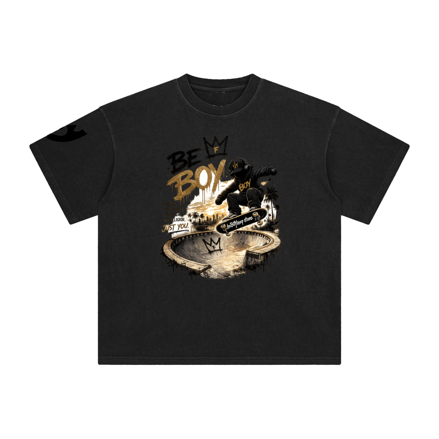 Enzyme Washed T-Shirt