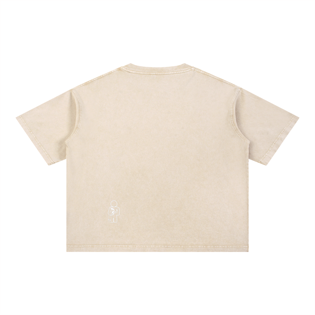 Mineral Wash Boxy Cotton T-Shirt