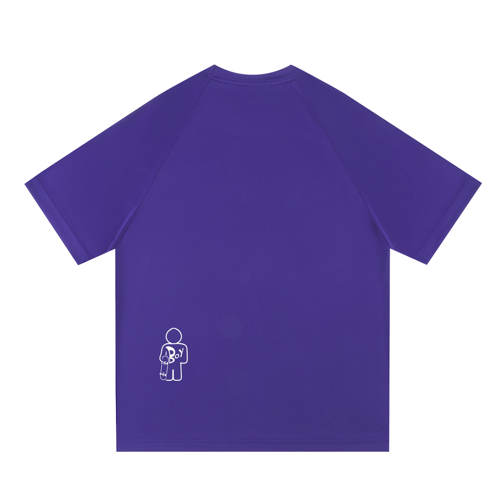 Raglan Sleeve Mesh T-Shirt