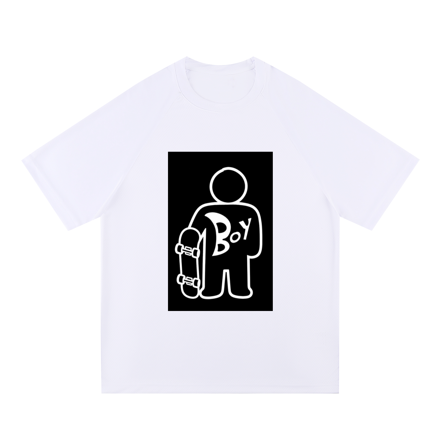 Raglan Sleeve Mesh T-Shirt