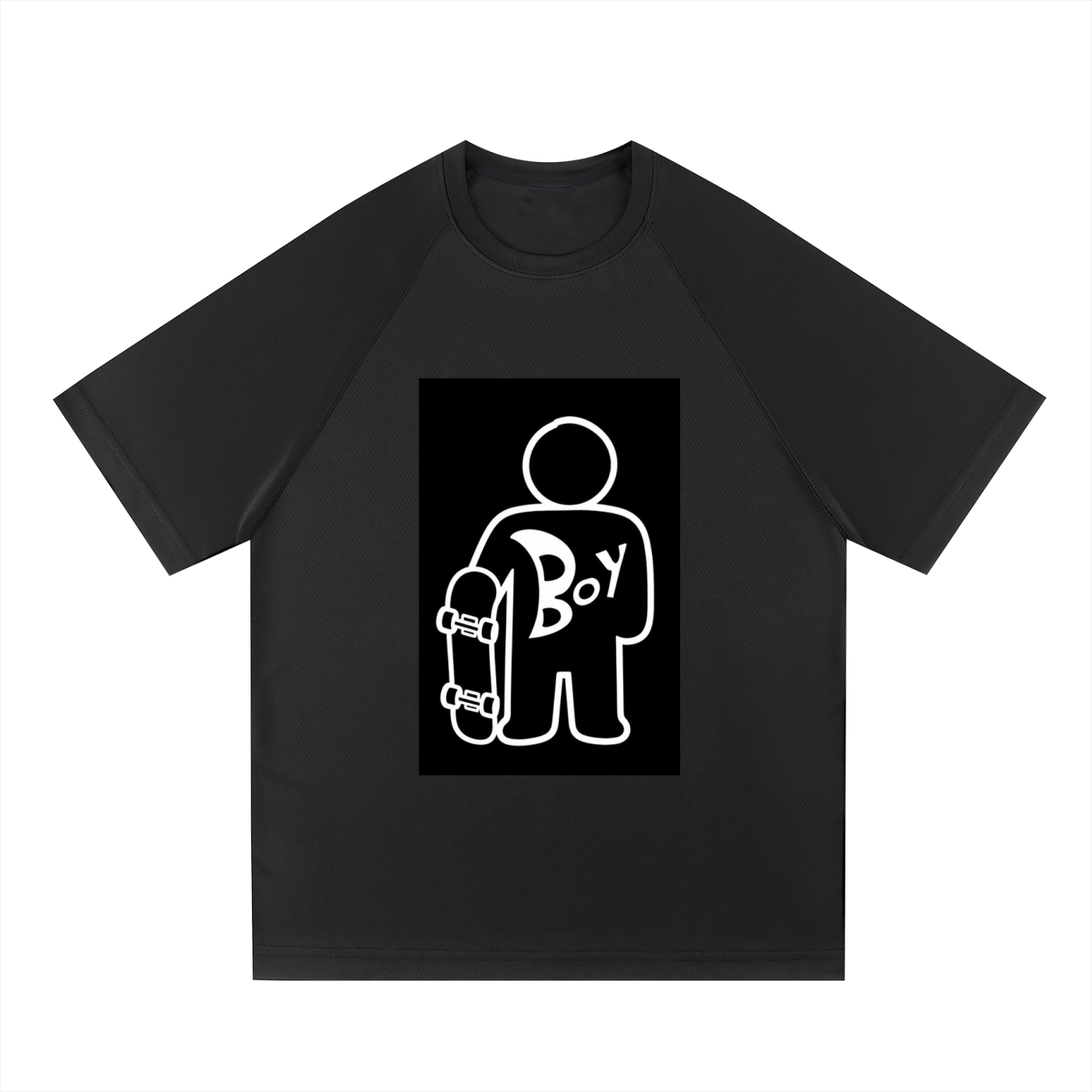 Raglan Sleeve Mesh T-Shirt