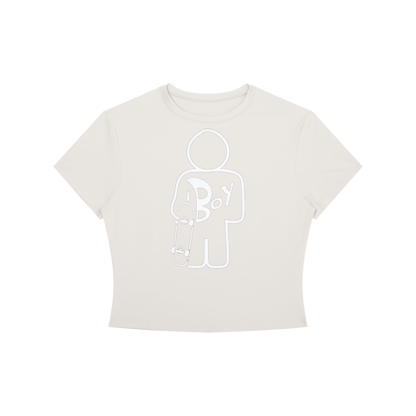 Women's Crewneck Crop T-Shirt